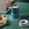 Creative ORIGIN CUP Lightweight Silicone Folding Cup with Lid Travel Wash Mouth Cup Heat Resistant Water Coffe Cup for Outdoor Use Camp