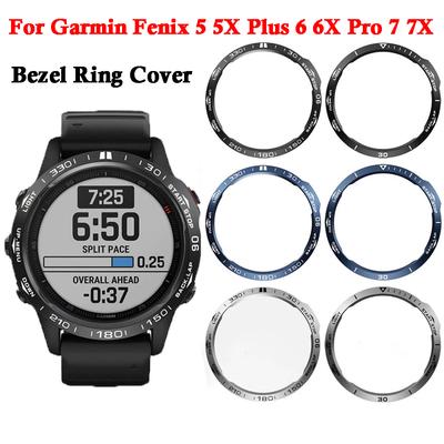 Безель для умных часов Garmin Fenix 7 7X 6 6X Pro 5 5X Plus Кольцо Рамка Стайлинг Чехол Защитная крышка Защита от царапин Кольцо