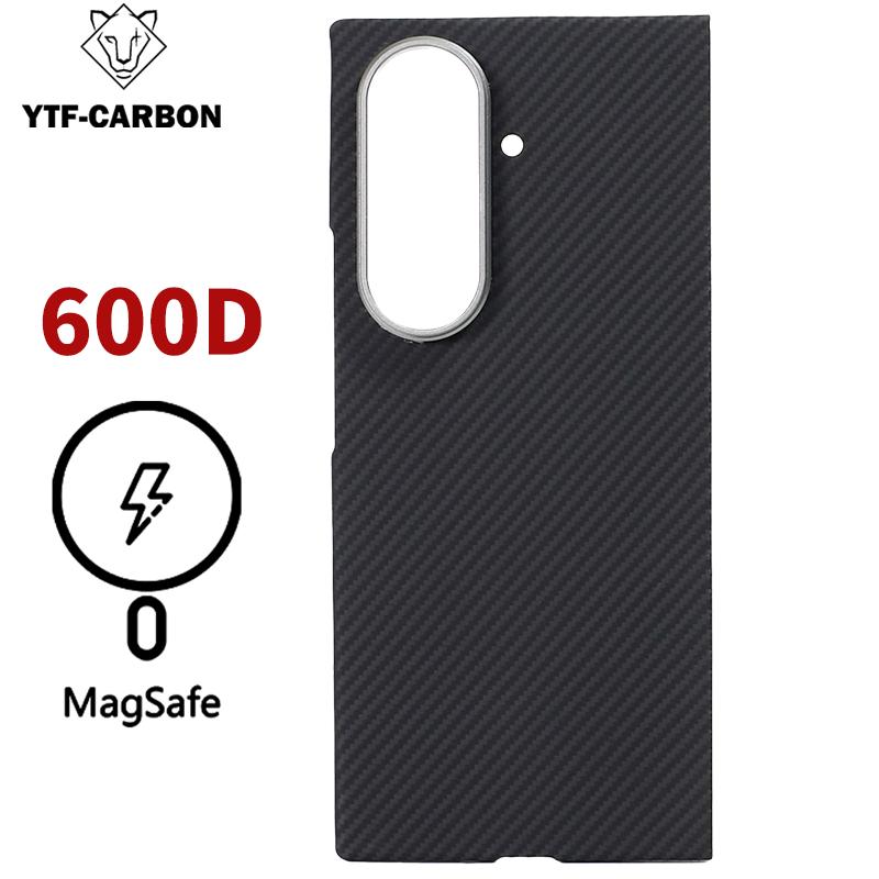 YTF для Samsung Galaxy Z Fold 7 Чехол из арамидного углеродного волокна Келар 5 Ультратонкий 6 Легкий Защитный Чехол Z Fold 7