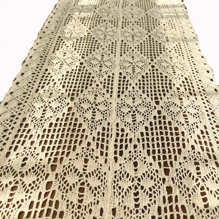 38*180 см Белая Роза Цветы Вышивка Скатерть Обложка Свадебный Чай Кофе Обеденная Скатерть Кухонная Вечеринка Рождественский Домашний Декор