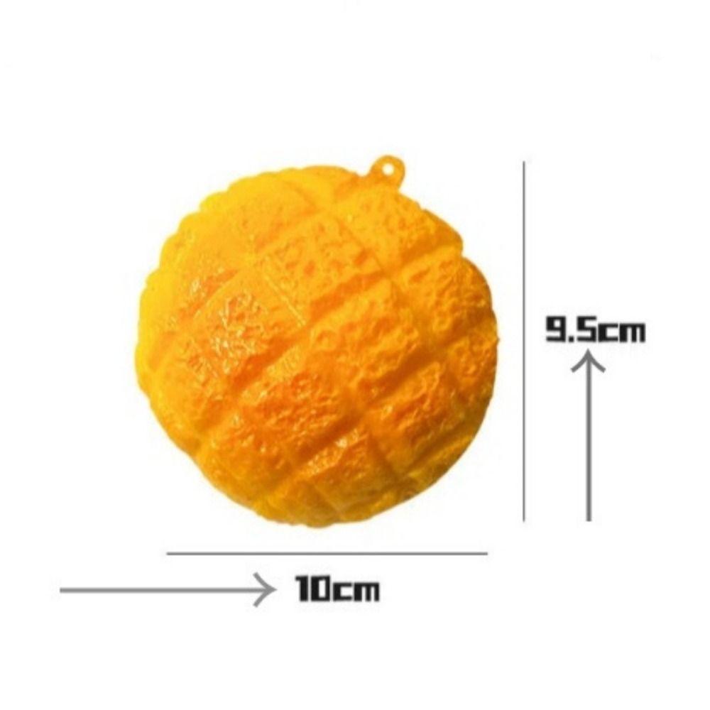 Food-Shaped Pineapple Bun Squishy Moldable Squeeze Toys Novelty Sensory Fidget Ball Kid Adults