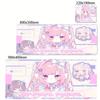 Pink Cute Mouse Pad Office PC Anime Cartoon Game Cabinet Keyboard Mousepad Laptop Gaming Accessories Kawaii Desk Mat Xxl Carpet