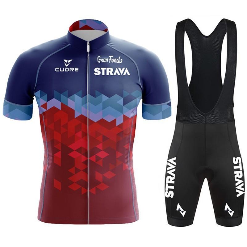 Men Women Cycling Jersey Set Short Sleeve Bib Shorts Breathable Moisture Wicking Bike Outfit