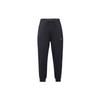Solid Color Logo Print Jogger Pants With Drawstring Men Bottoms Black DQ4883-011