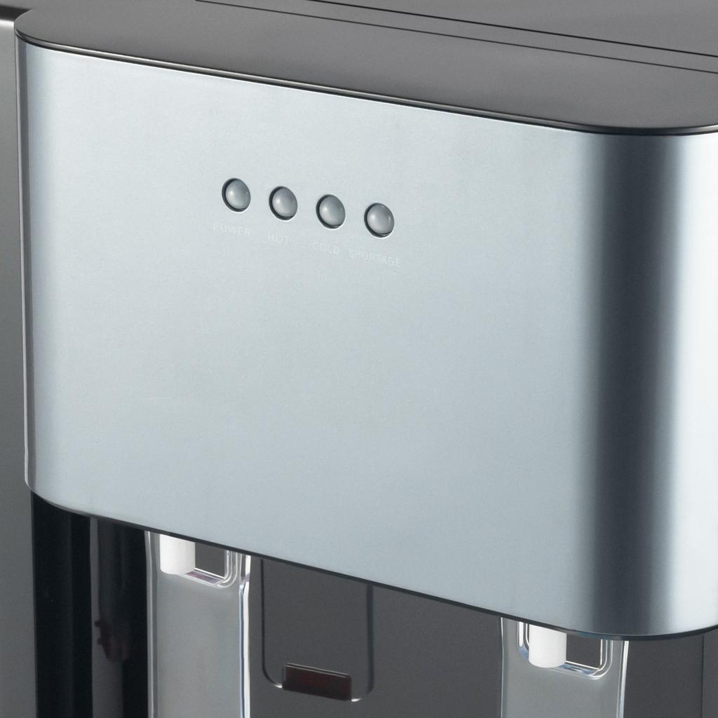 Диспенсер для горячей и холодной воды для 5-галлонных бутылей со съемным поддоном для капель и вентиляционными отверстиями, подходит для домашнего использования