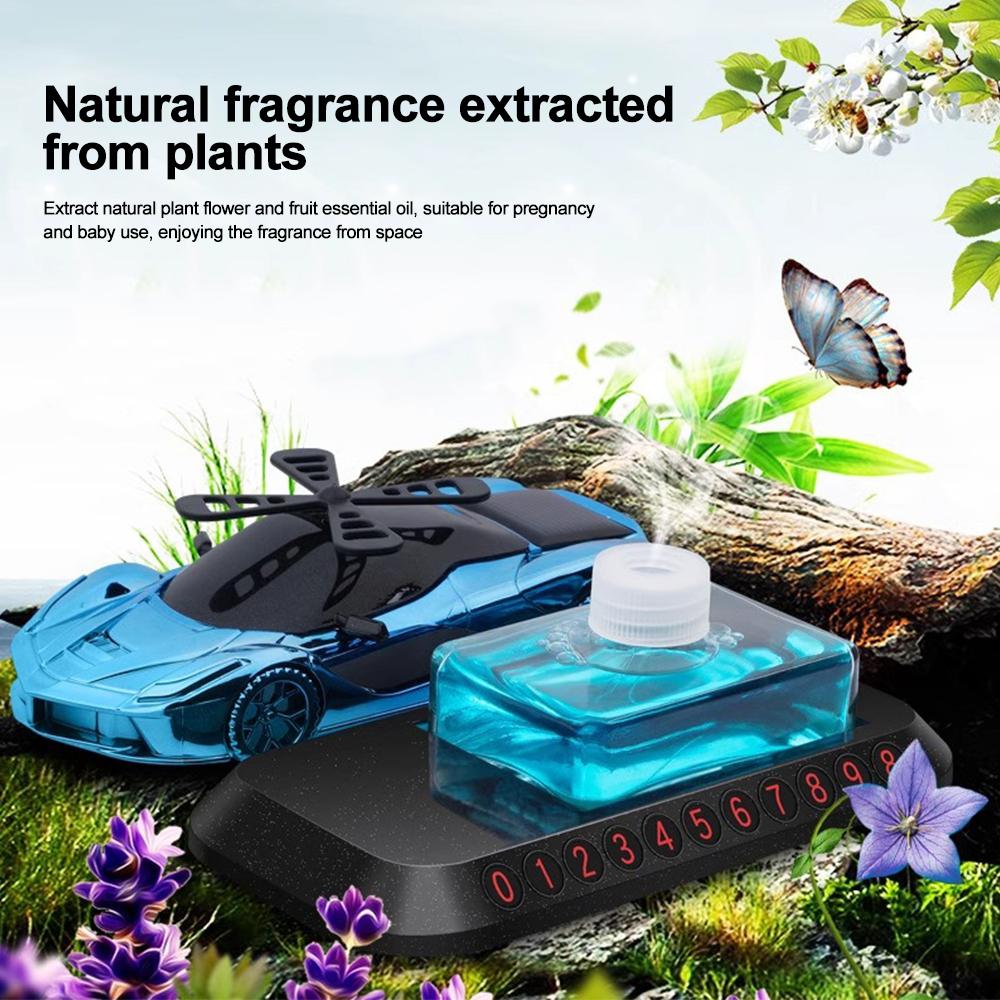 Солнечный автомобильный освежитель воздуха вращающийся спортивный автомобиль моделирование ароматерапия парковочный номерной знак украшения украшения аксессуары