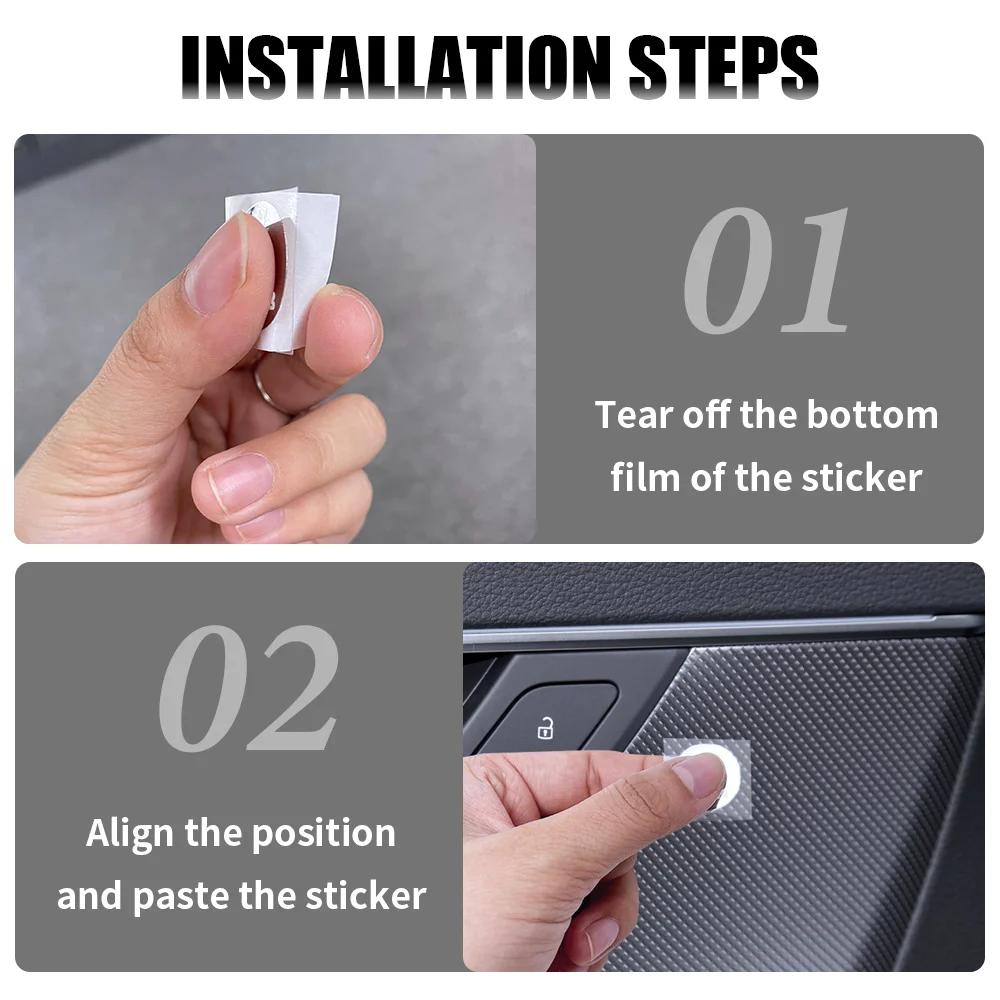 fszp1 Metal Car Mini Emblem Sticker Decoration Car Accessories for Mitsubishi L200 Mirage Galant Ralliart Outlander Sport