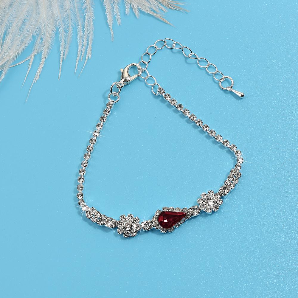 3Pcs Brilliant Cubic Zircon Necklace Set For Women Rhinestone Earring Bracelet Set Wedding Bridal Jewelry Sets Party Accessories