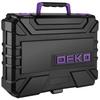 Набор инструментов с 8-вольтным электрическим инструментом для DIY, электроинструмент, набор инструментов для домашней столярки, с удобным хранением, фиолетовый, 126 предметов, дрель, набор, дрель,