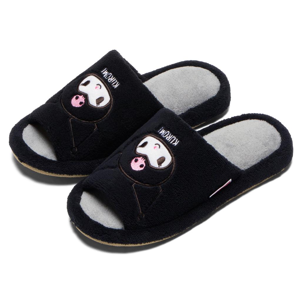 Nippon Slippers Sanrio Slippers Kuromi Soft and Soft Comfort Indoors for Guests Gift Present Room Shoes Portable Slippers Stylish Slippers Indoor