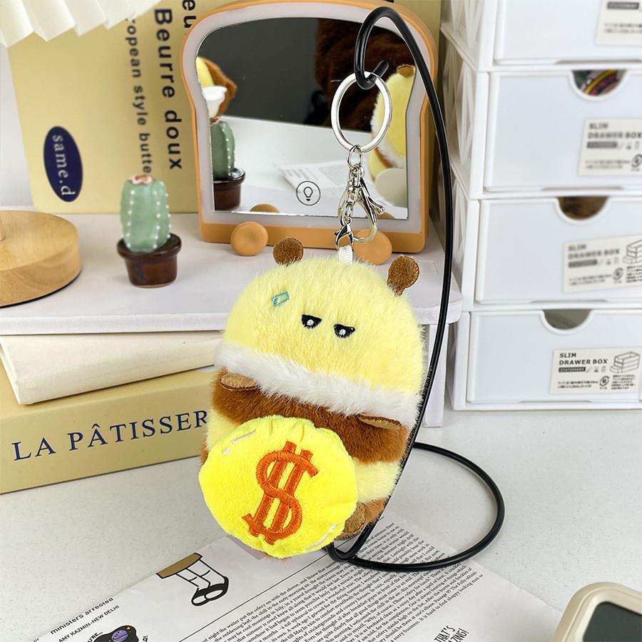 Очаровательный плюшевый брелок-пчелка Уникальный дизайн для пар Идеально подходит для украшения сумки