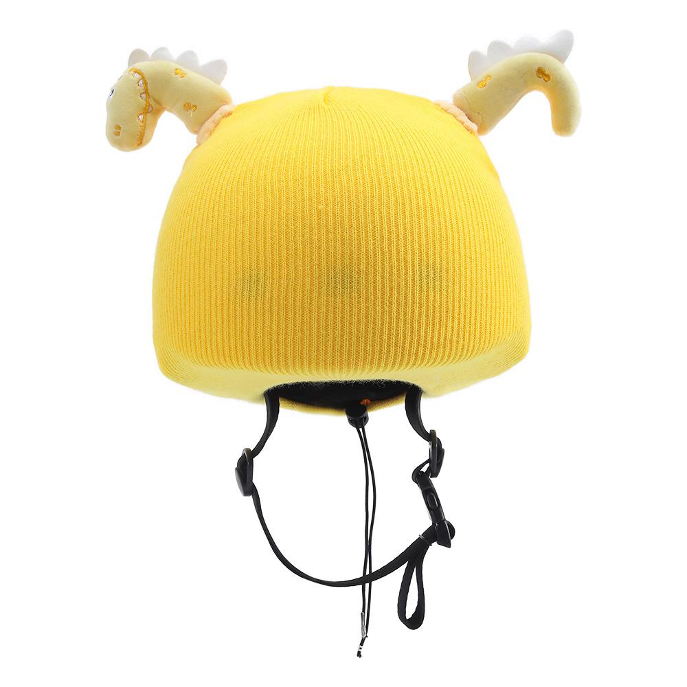 Cute Cartoon Ski Helmet Cover Multifunctional Outdoor Sports Windproof Warm Hat Fun Decorative Wool Hat