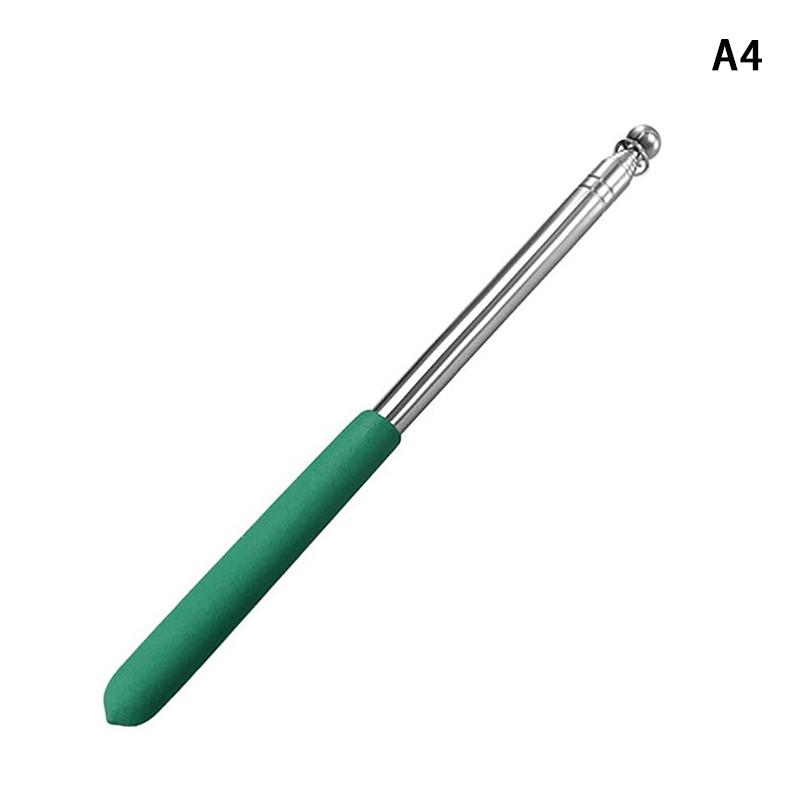 1.2 Meters Flagpole Stainless Steel Extendable Telescopic Pointer Portable Pole Flag Waving Flagpole Teaching Classroom Pointer