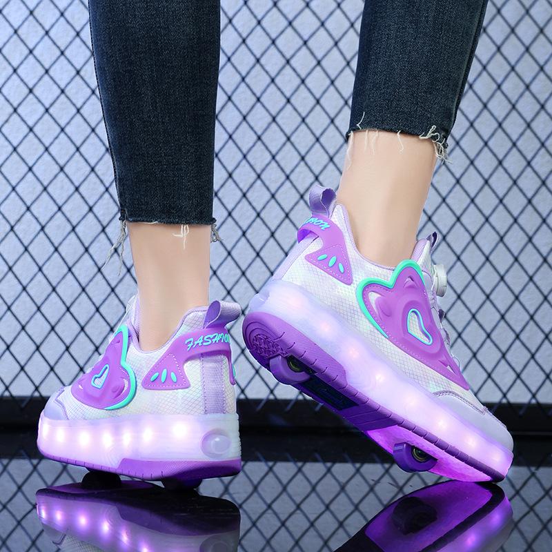 Детская обувь Обувь для катания на коньках Seven Coloured Lights Storm Shoes Обувь для катания на коньках Girls Shoes