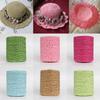 280-300m/Roll Natural Raffia Straw Yarn DIY Basket Knitting Material New Hand Knit Crochet HandBag