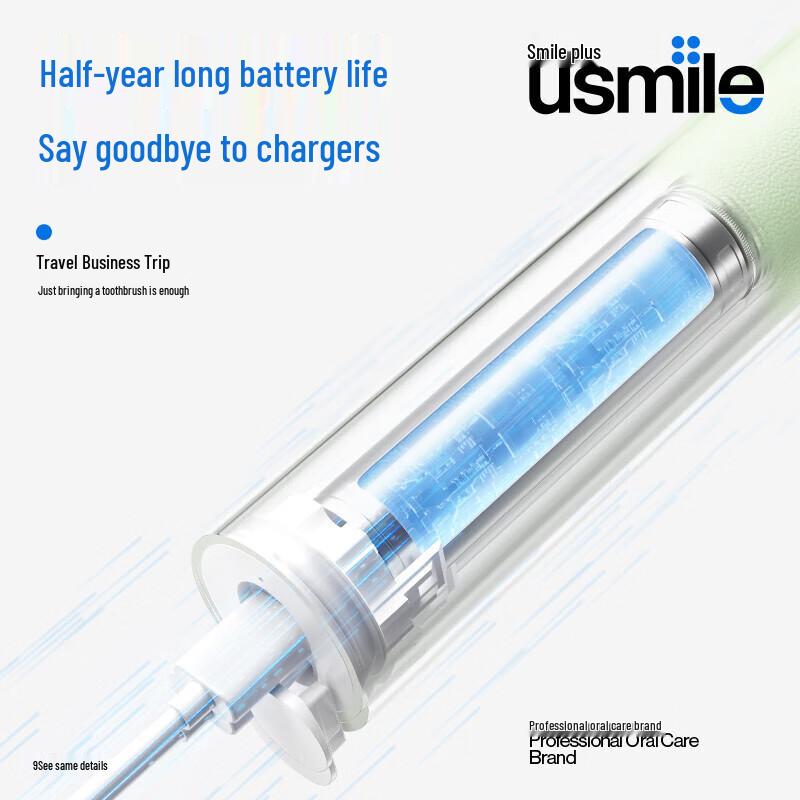 usmile U5 Звуковая электрическая зубная щетка вилка CN (адаптер в комплекте)