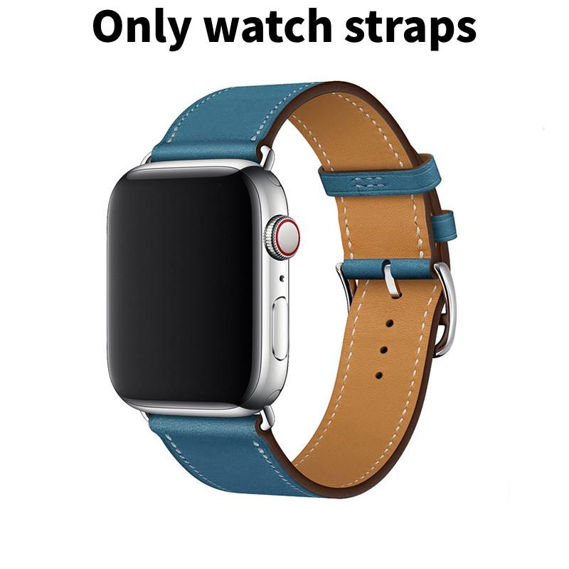 Кожаный ремешок для Apple Watch одинарный петлевой плетеный ремешок из натуральной кожи для моделей 38 мм и 42 мм