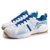 Li Ning Кроссовки для бадминтона Racetrack Encounter Унисекс Низкие Бело-синие AYTQ035-1