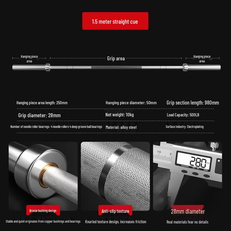 Yueji Tiger Commercial Olympic Barbell Bar