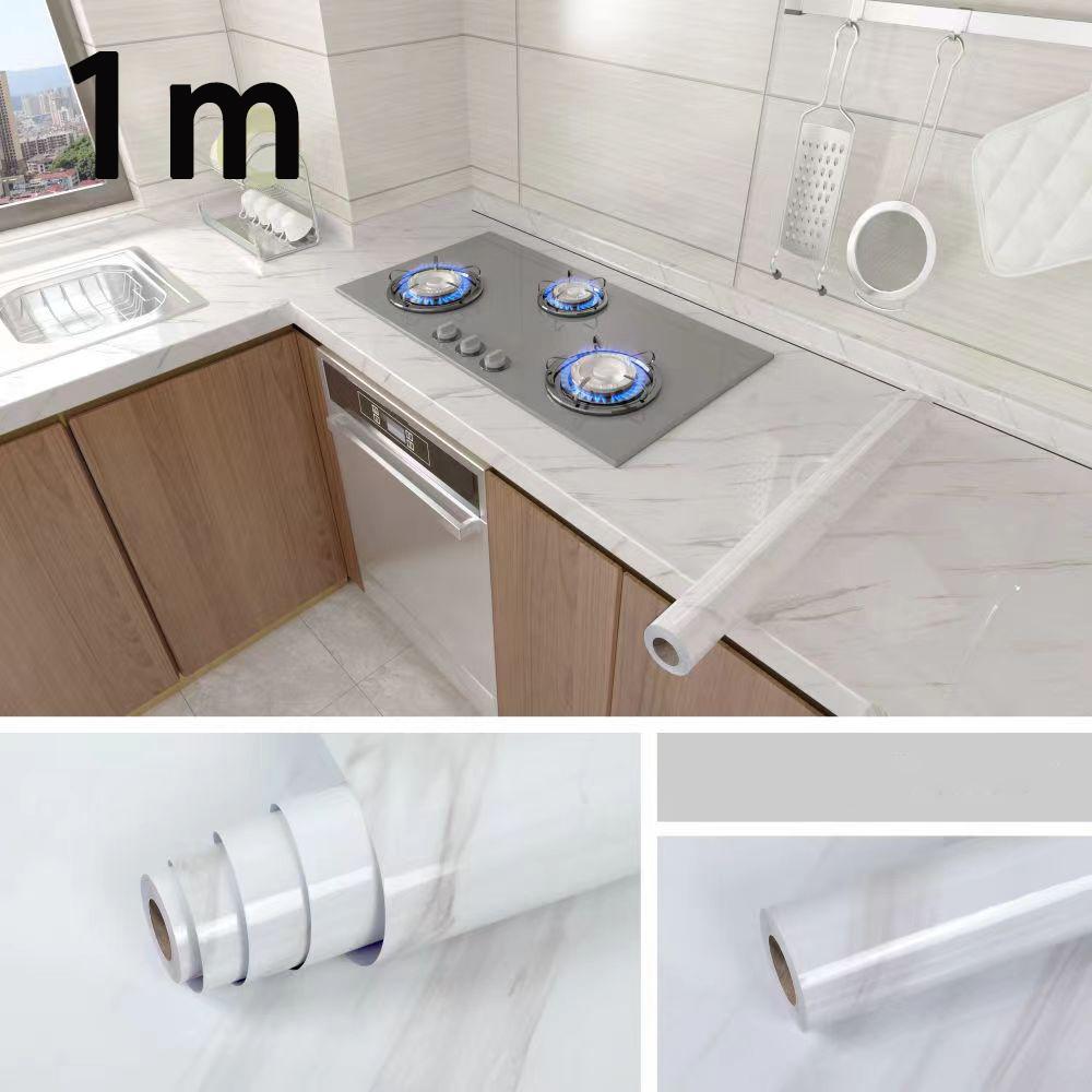 0,55 м водостойкая и грязеотталкивающая ПВХ наклейка для гостиной и кухни, обои под мрамор