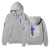Attack On Titan Hoodie Anime Hoodies Plus Size Sweatshirts Cosplay Pullovers Loose Streetwear Winter Warm Mens Clothes Womens