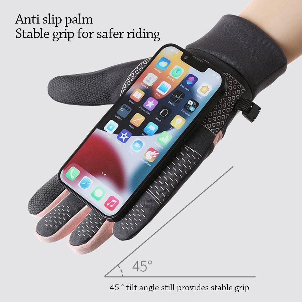 Nonslip Touchscreen Mitten Lining Fleece Cycling Gloves Fashion Winter Gloves Outdoor