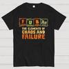 Elements of Chaos and Failure Cotton Summer Casual Cool Loose T-Shirt