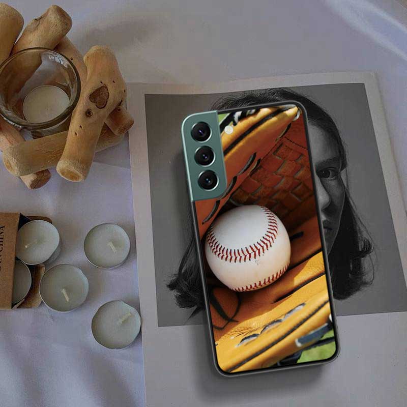 Baseball Phone Case For Galaxy A55 A35 A25 A15 A03S A04S A05S Samsung A20E A30 A40 A50 A70 A71 A51 A41 A31 A10S A21S Cover Capa