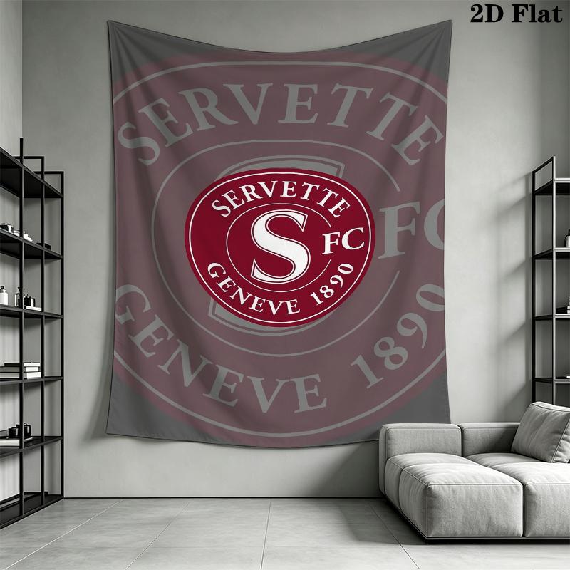 Servette Fc Wall Tapestry Aesthetic Wall Hanging Printed Fabric Blanket Decorative Tapestries for Bedroom Living Room Home Decor