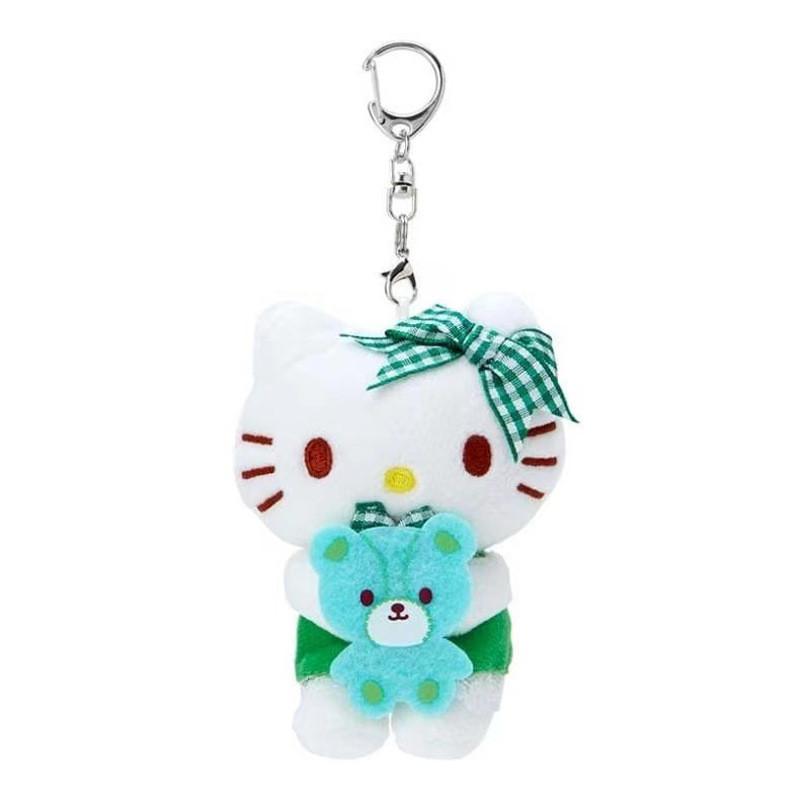 Очаровательная плюшевая игрушка-медвежонок Sanrio, разноцветный брелок-китти для девочек с милым дизайном