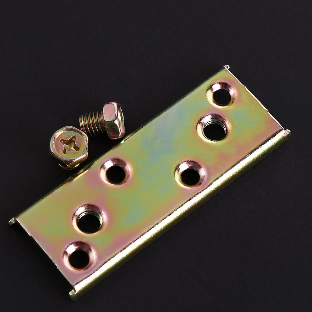 4 Sets Footboards Hold Bed Rail Brackets Heavy Duty Non-Mortise Bed Frame Connectors for Furniture