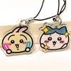 Аниме Фигурка брелок мобильный телефон кулон пара шнурок брелки аксессуары для сотовых телефонов сумка кулон подарки