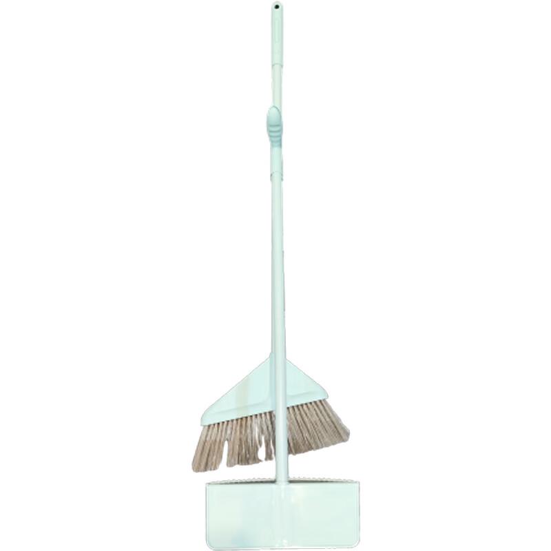 HUIYING Extra Large Windproof Broom and Dustpan Set with Comb Teeth