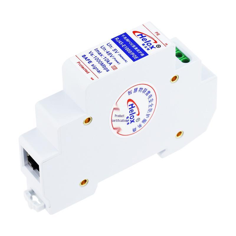 Henglixin Гигабитный PoE Грозозащита и защита от перенапряжений RJ45-E1000/POE.