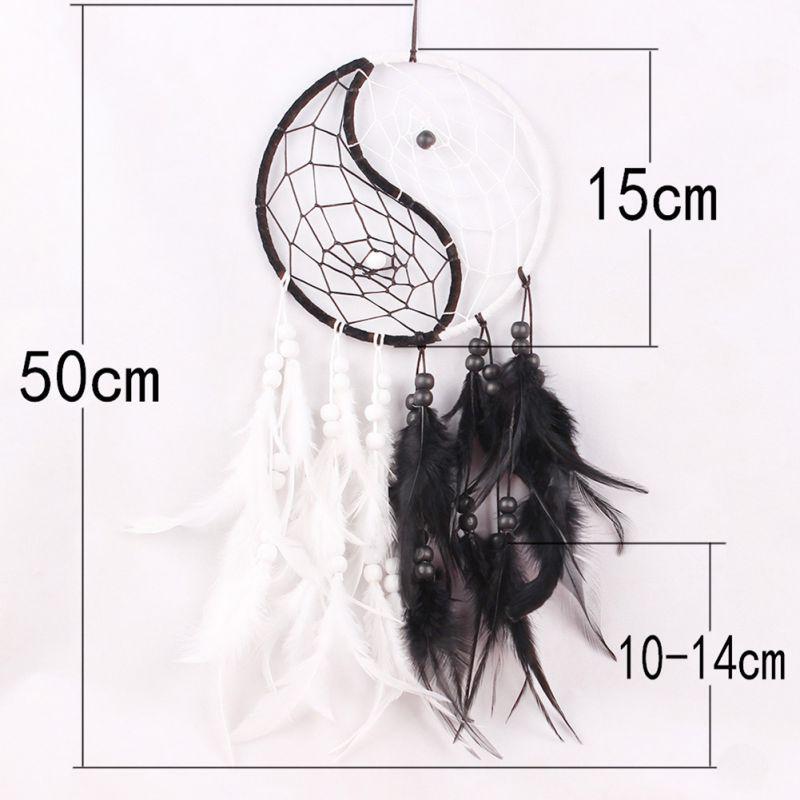 Traditional Dream Catcher Yin Yang Shape Long Home Decoration