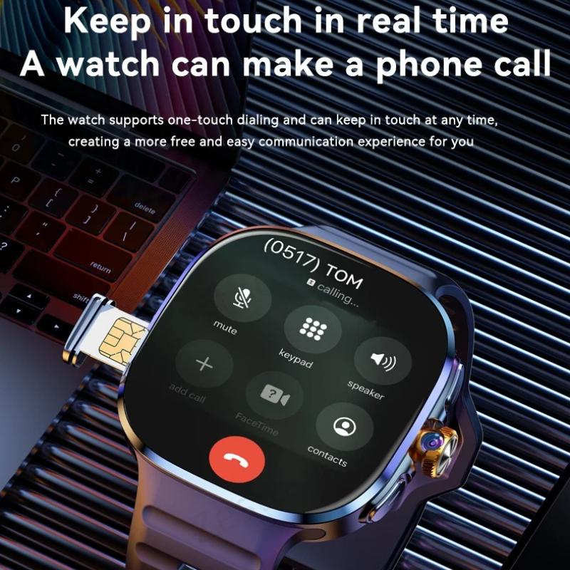 2025 Новые 4G 5G LTE Android 10.0 Смарт-часы 2,4-дюймовый Большой Amoled Экран Игровые Смарт-часы Батарея 2100 мАч для Мужчин Женщин Взрослых Студентов