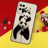 Чехол с рисунком панды, милого медведя, для Oppo A80 A60 A40 A15 A16 A17 A57 A94 A74 A54 A76 A96 A18 A38 A58 A78 A98 A6 A5 Pro