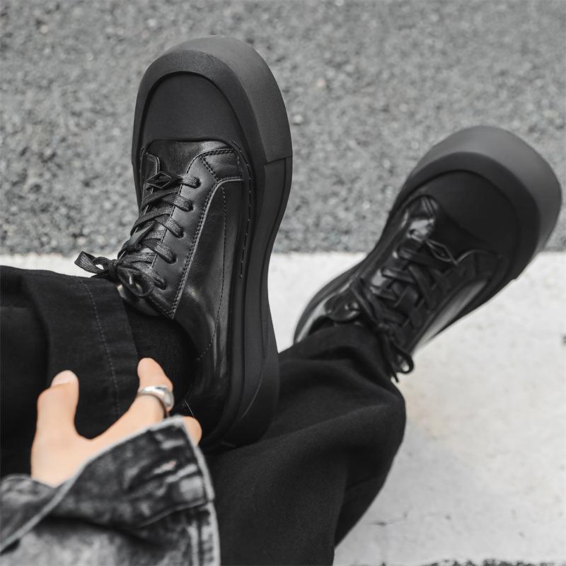 Пара кроссовок для спорта и отдыха, универсальные мужские и женские туфли в студенческом стиле, небольшие кожаные туфли для езды на работу, чтобы сменить обувь для кроссовок 66643-J