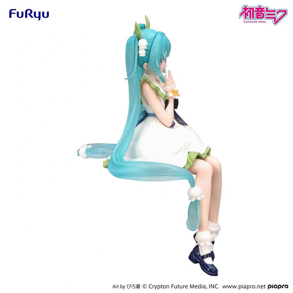 Фигурка FuRyu Vocaloid Hatsune Miku Цветочная Фея Ландыша - 14 см, Стопор для лапши, Коллекционный подарок
