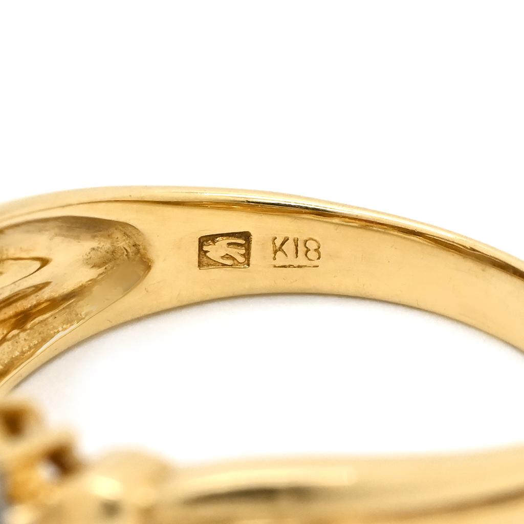 SEIKO - ruby diamond design ringRing ring 18K Yellow Gold/Ruby #11.5(JP Size) Array