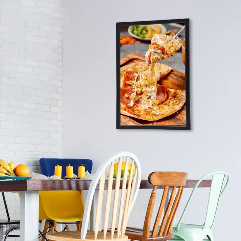 Bymaocar 18" X 24" LED Poster Frame,Wall-Mounted Lightbox Display for Movie Posters, Photos, and Signs - Backlit LED Light Box