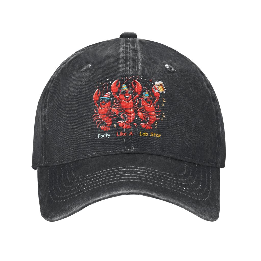 Lobster Lovers Club Baseball Caps Vintage Distressed Cotton Headwear Unisex Outdoor Workouts Adjustable Hats Cap