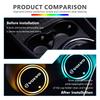For Volvo 2pcs Suede Car Coaster Water Cup Drink Holder Anti-Slip Pad XC90 V90 V60 XC60 S80 S60 S90 C40 XC40 V70 XC70