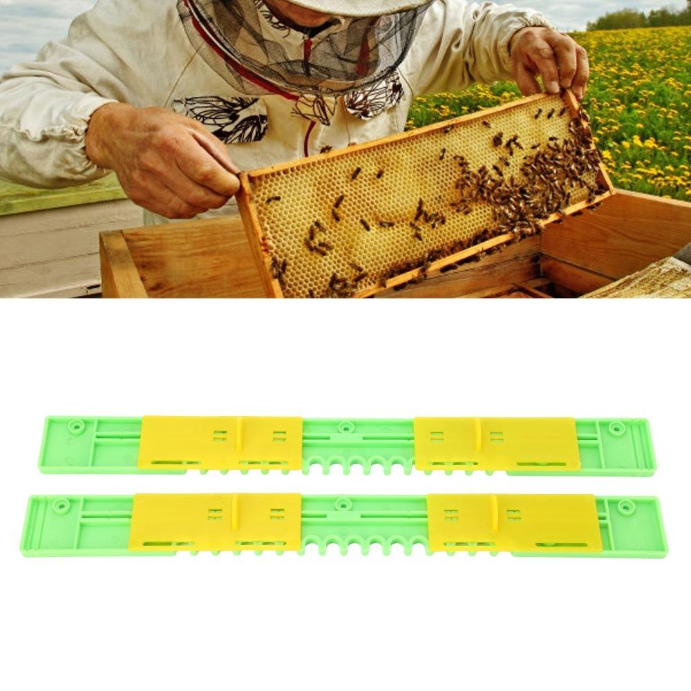 2pcs Corrosion Resistant Beehive Sliding Guard Plastic Beekeeping Gate Guard Indoor Beekeeping