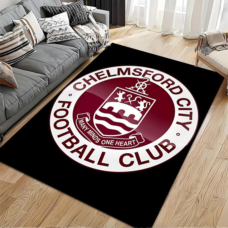 Chelmsford City FC Logo Carpet suitable as a non-slip mat for the living room or bedroom sofa