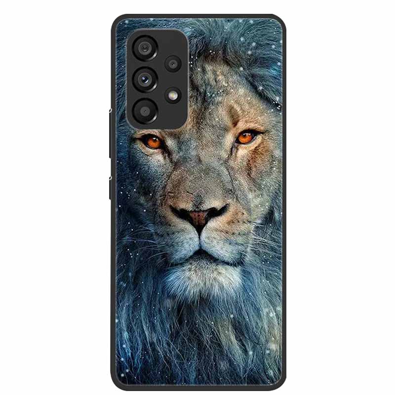 Для Samsung Galaxy A53 5G Чехол Животные Силиконовый ТПУ Мягкая Задняя Крышка Телефона Чехол Для Samsung A53 5G SamsungA53 Волк Funda Coque