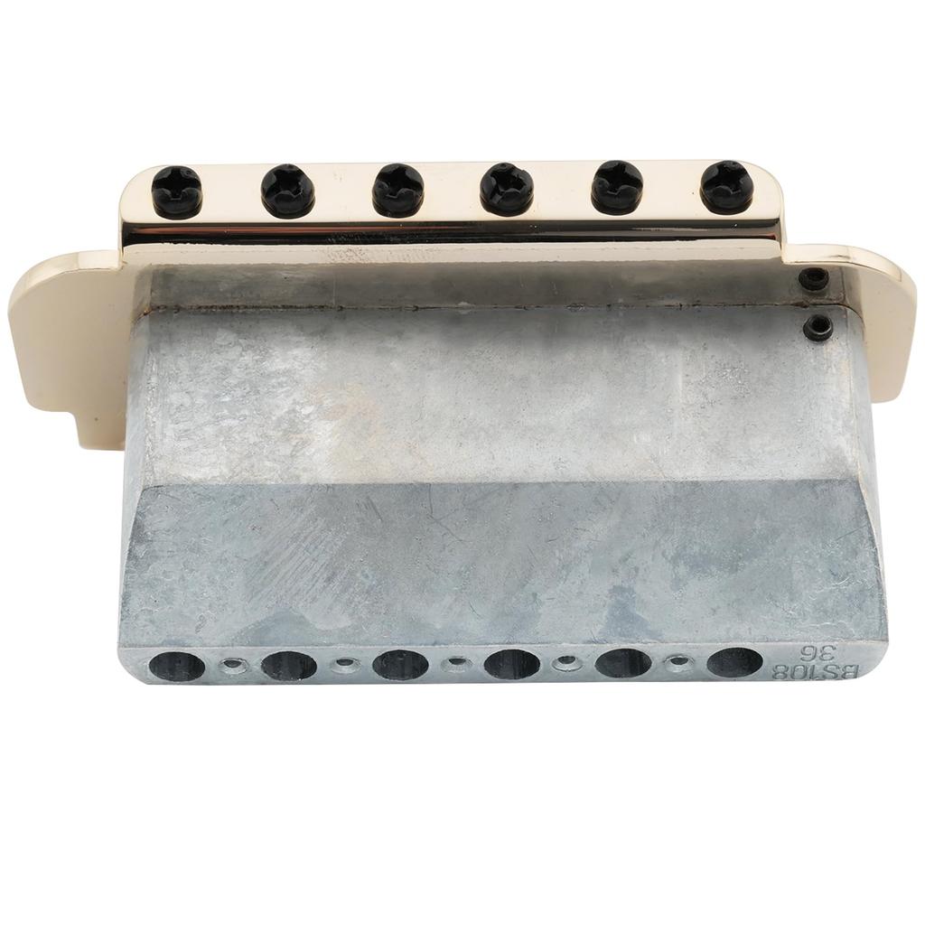 Musiclily Pro Roller Saddle Support Tremolo Unit Bridge для импортной Strat Electric Gold 10,8 мм 2-Point Guitar,