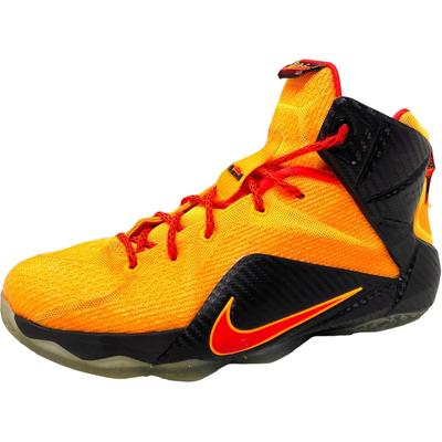 Кроссовки для баскетбола Lebron 12, устойчивые к скольжению и истиранию, средней высоты, для детей, 685181-830