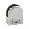 Stainless Steel Glass Clamp,Holder Fish Mouth Shape,Stable Performance, Bracket Shelf