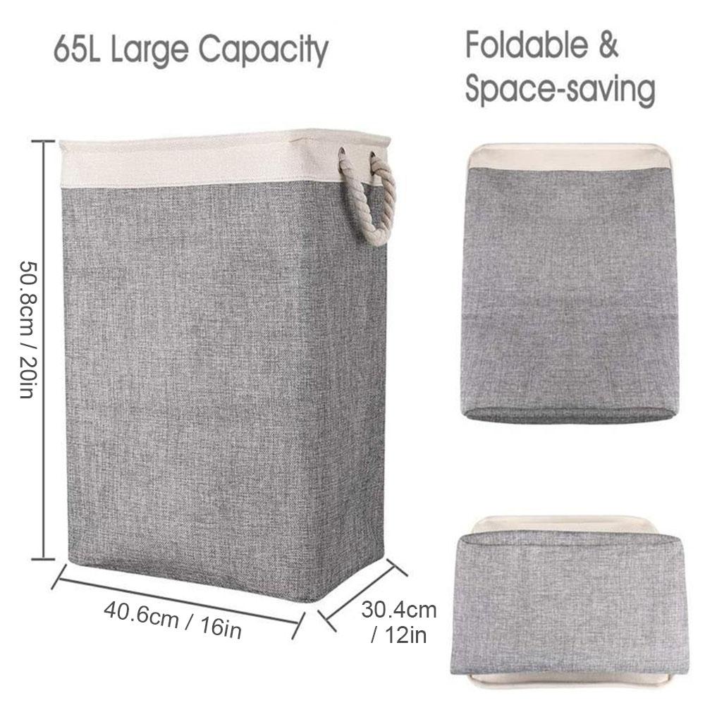 Collapsible Laundry Basket Foldable Baby Dirty Clothes Hamper Practical Cloth Basket for Clothing